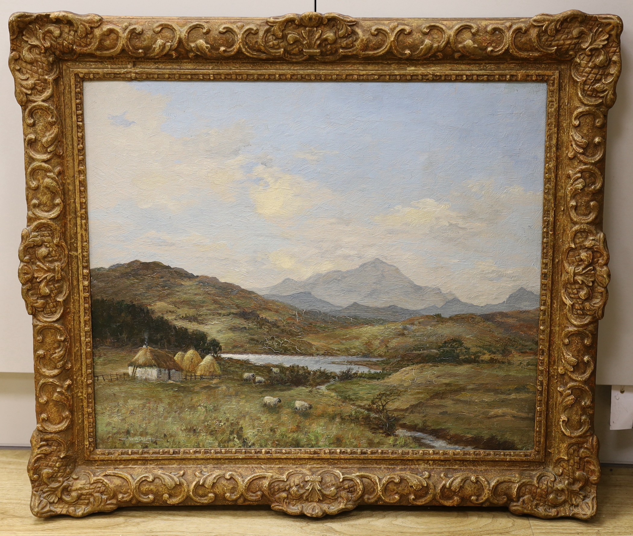 W. Wilson (c.1900), oil on canvas, 'Ben Cruachan', signed, 50 x 60cm